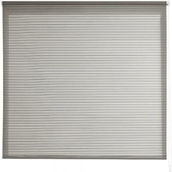 Estor Enrollable Translúcido Liso Modelo Robert Color Gris 90 x 195 cm
