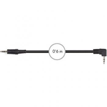 CABLE MINIJACK 3.5 M ST-MINIJACK 3.5 M ST ACODADO FONESTAR AA-729A 0,6M