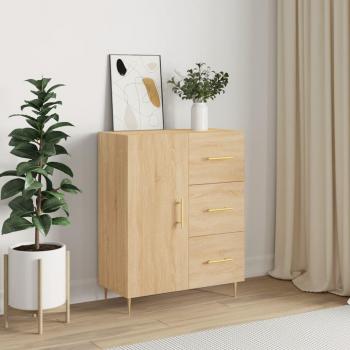 Aparador de madera de ingeniería 69,5x34x90 cm - Mueble de Almacenaje de Salón, Armarios con Puertas, Cajón de Madera, Buffet para salón Moderno, Armario Auxiliar,