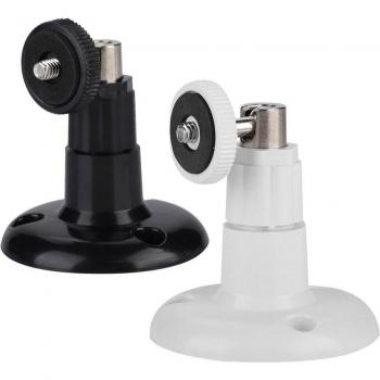 Soporte de seguridad ajustable de 360 grados para cámara CCTV, montable en pared o techo, interior y exterior