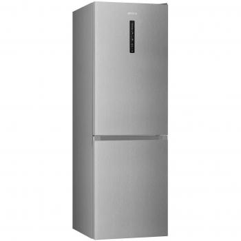 Smeg FC19XDND Frigorífico Combi Independiente 185x60cm No Frost Clase Energética D Acabado Inoxidable Capacidad 326L Display Bandejas de Cristal