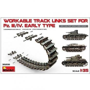 Miniart 135 Pz.Kpfw IIIIV Early Type Track Links # 35235
