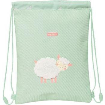 Saco Plano Junior Fácil Limpieza Safta Preescolar 'Ovejita' 26x34x1cm