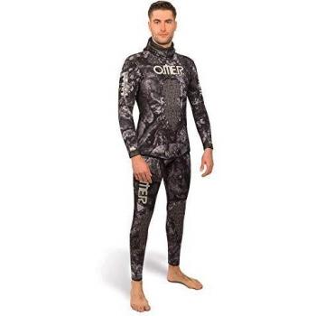 OMER - Chaqueta de Piedra Negra de 3 mm para Adulto, Unisex, Multicolor, S
