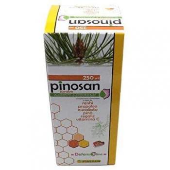 Pinisan pinosan jarabe 250 mililitros, jarabe de pino reforzado con propoleo + eucalipto + reishi + vitamina c +regaliz, bueno para tus defensas.