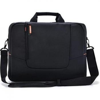 wewod 15,6 pulgadas Convertible Laptop Messenger Bag hombro bolsa mochila multifunción maletín para ordenador portátil/Macbook/Tablet, negro
