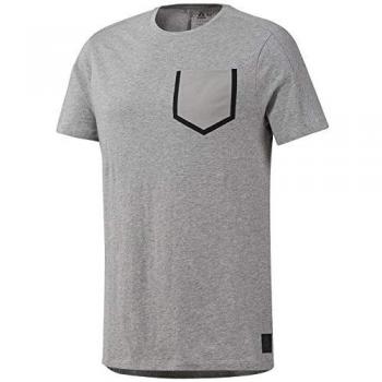 Reebok TS Move tee Camiseta, Hombre, brgrin, S