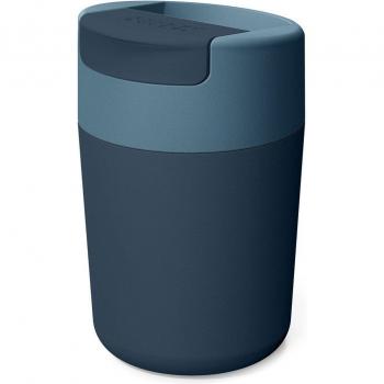 Joseph Joseph Sipp Travel Mug - Taza de Viaje con Tapa Abatible, a Prueba de Fugas, Sin BPA