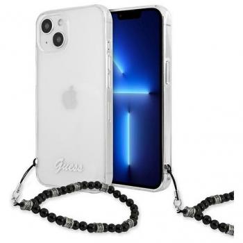 Carcasa COOL para iPhone 13 con licencia de logo, color negro y colgante