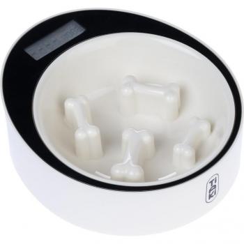 TIAKI comedero antivoracidad con balanza integrada - hasta 2 kg, dimensiones L 22 x An 24,5 x Al 8 cm