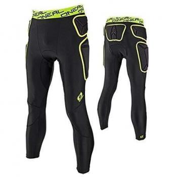 O'NEAL | Pantalones de Motocross | BMX Downhill Enduro | EVA de alta densidad para protección de la cadera, costuras elásticas, acolchado ergonómico | Pantalones Trail | Adultos | Lima negra | Talla M