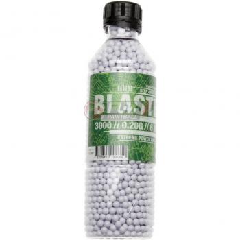 Blaster billes 0.20gr blanches-blaster- bouteille de 3000