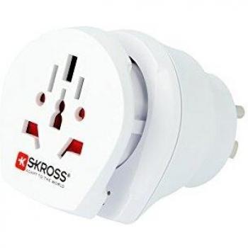 Skross Country Adapter Color blanco adaptador de enchufe eléctrico - Adaptador para enchufe