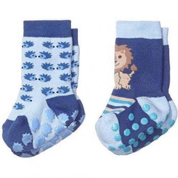 Twins Kleink. J ABS-Socken, 3er-Pack - Calcetines para niños, color blau 113, talla 16-17