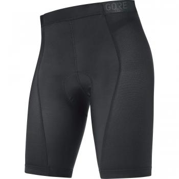 GORE WEAR C5 Mallas cortas de ciclismo con badana para mujer, 36, Negro