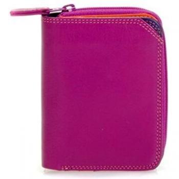 billetereo Monedero de Piel para Mujer -mywalit - Small Wallet w/Zip Around Purse - 226-75 - Sangria Multi