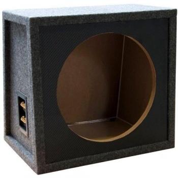 Subwoofer Necom NE1212.2 de 12 con caja MDF y conexión dual
