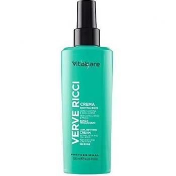 Crema Revitalizante para Rizos Vitalcare Verve, con Elastina y Colágeno, Sin Aclarado, 125 ml
