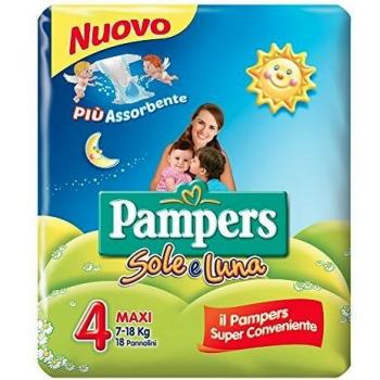 Pampers - Sole e Luna - Pañales - Talla 4