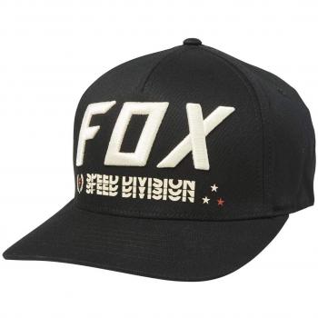 Fox Gorras Triple Threat Black/White Flexfit