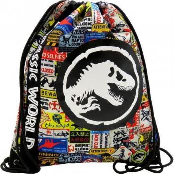 MOCHILA SACO JURASSIC WORLD DANGER 34x44x2 CM