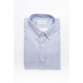 Robert Friedman Light Blue Cotton Shirt - XXL