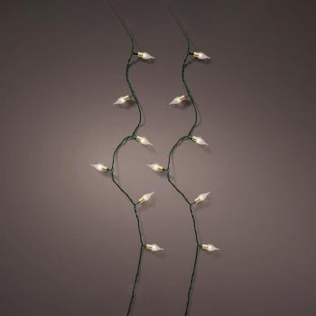 Illuminex Guirnalda LED Color Blanco Cálido 8 Funciones Efecto Centelleo para Interior 1790cm 493275