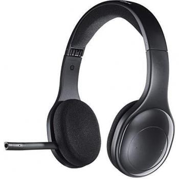 Logitech H800 Auriculares Inalámbricos Bluetooth, Sonido Estéreo de Alta Definición y Micrófono con Supresión de Ruido, Nano-Receptor USB, Multi-Dispositivos, Batería Recargable, PC/Mac/Móvil/Tablet