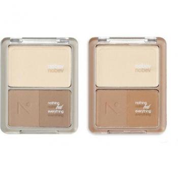 NOBEV 2-Color Volume Detail Shading Palette 9.8g - Taupe Gray