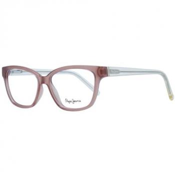 Pepe Jeans Gafas Graduadas PJ 3424 C3 Montura de Gafas para Hombre y Mujer, Armazón Marrón, Lentes Recetados, Talla 52