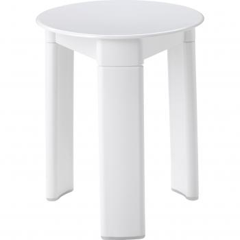 Gedy Trio Taburete de Tres Patas, ABS, Blanco, 33x33x40 cm