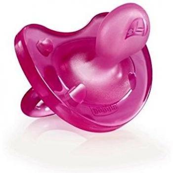 Chicco Dummy Physio Soft, 0m+, Silicone, Pack of 1, Girl