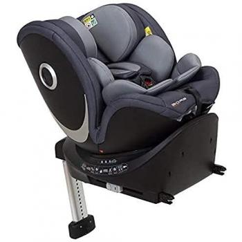 Casualplay - Sillas de coche Eroe i-size de 40 a 105 cm, giratoria 360º, con ventilador en el asiento, color gris