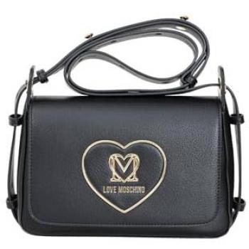 Love Moschino Black Flap Shoulder Bag for Women - One Size