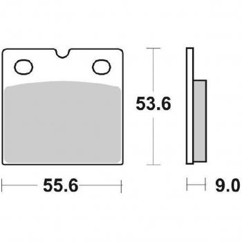 Pastillas de Freno Sinterizadas SBS P506-HS para Moto Stradales