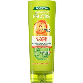 Garnier Fructis Vitamin Force Acondicionador Anticaída con Naranja Roja, Vitamina C y Biotina 300ml