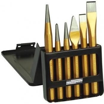 Brüder Mannesmann M65405 - Juego de punzones y cinceles