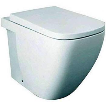 Vaso de baño filo muro con descarga universal serie Caroline