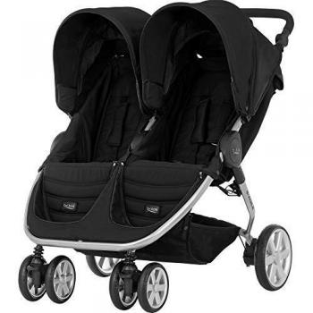 Silla de paseo gemelar Britax B-Agile Doble Cosmos Black (nacimiento - 22 kg)