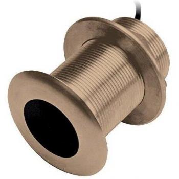 Garmin 010-11634-20 - Transductor de Montaje a través del Casco de Bronce B75H Airmar, 0° inclinable