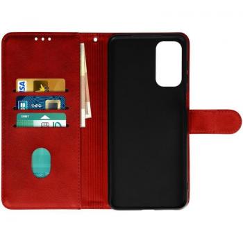 Funda Samsung Galaxy M52 5G Tarjetero Soporte Rojo