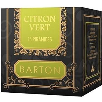 Barton Té Verde Citron Vert, Pirámides - 15 pirámides