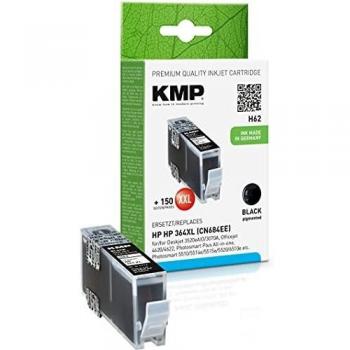Cartucho de tinta KMP H62 compatible HP 364XL (CN684EE) negro, 20 ml, rinde hasta 700 páginas