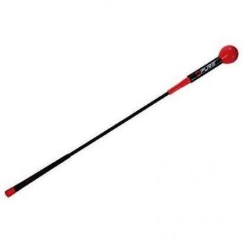 pure2i mprove Golf Tempo Trainer, unisex, p2i1003, negro y rojo, 100 cm