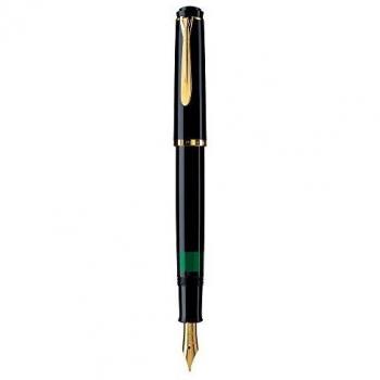 Pelikan M200 Penna stilografica Classic 200 pennino F, negro