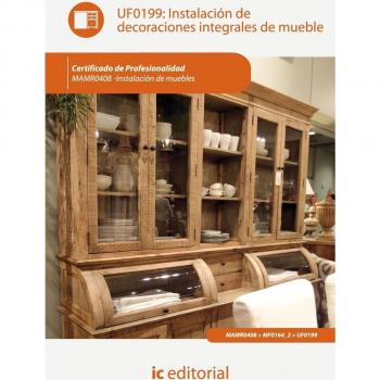 Instalación de decoraciones integrales de mueble. mamr0408 - instalación de muebles