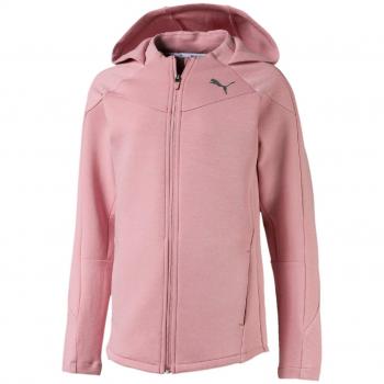 Puma Evostripe Hooded Jacket G Chaqueta De Entrenamiento, Niñas, Bridal Rose, 128