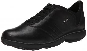 Geox Men's Nebula Low-Top Sneakers, Black, 9 UK