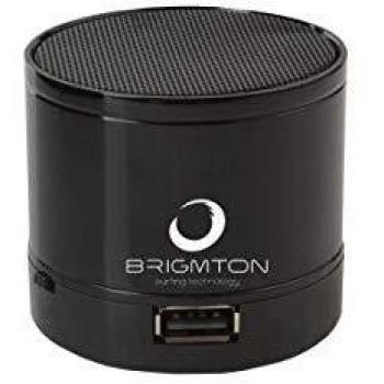Brigmton BAMP-703-N altavoz portátil 3 W Altavoz portátil estéreo Negro - Altavoces portátiles