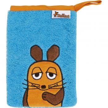 Playshoes Terrycloth The Mouse Manopla, Aqua Blue, 15x20 cm para Niños